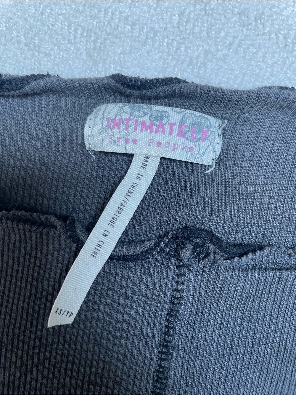 Free People Cotton/Modal Ribbed Tee - Picture 5 of 7